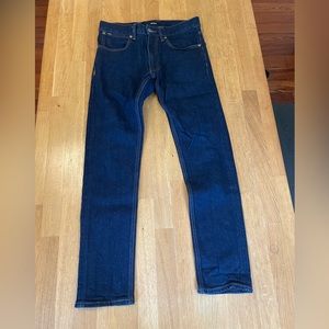 RVCA skinny fit dark wash jean